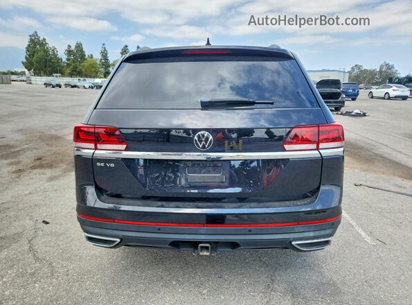 1V2WR2CA1MC578689 2021 VOLKSWAGEN ATLAS Black უკანა ხედი