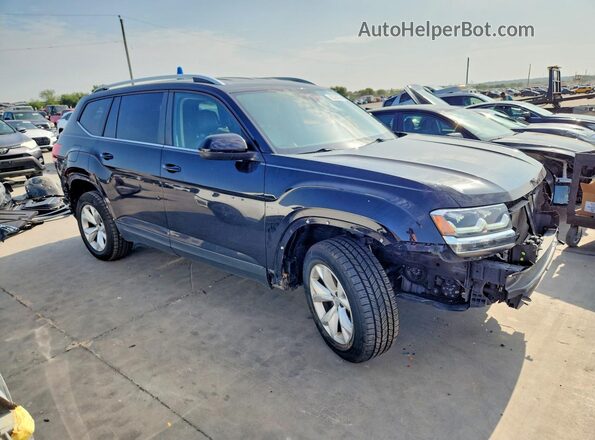 1V2WR2CA2KC558948 2019 VOLKSWAGEN ATLAS Черный Передняя правая четверть