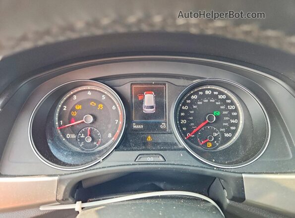 1V2WR2CA2KC558948 2019 VOLKSWAGEN ATLAS Черный Вид щитка приборов