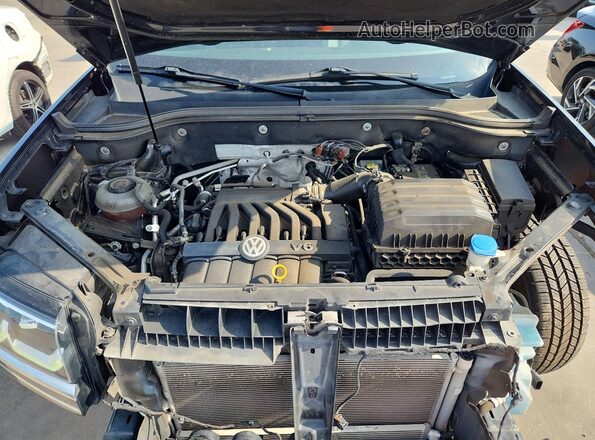 1V2WR2CA2KC558948 2019 VOLKSWAGEN ATLAS Черный Вид подкапотного пространства