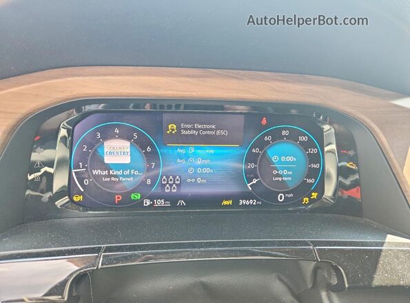 1V2WR2CA2SC505456 2025 VOLKSWAGEN ATLAS Серый Вид щитка приборов