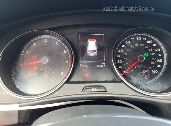 1V2WR2CA3KC595376 2019 VOLKSWAGEN ATLAS Black Vista del cuadro de instrumentos