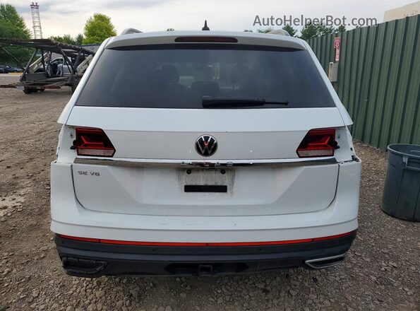 1V2WR2CA3MC565121 2021 VOLKSWAGEN ATLAS White Հետևի տեսք