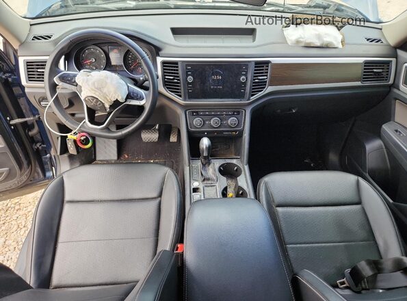 1V2WR2CA3MC581769 2021 VOLKSWAGEN ATLAS Blue Առջևի վահանակի տեսք