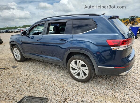 1V2WR2CA3MC581769 2021 VOLKSWAGEN ATLAS Blue Հետևի ձախ