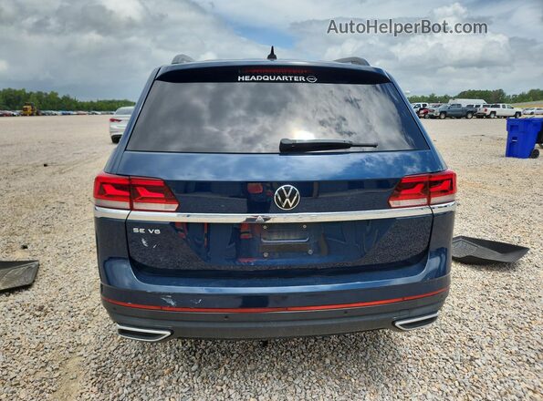 1V2WR2CA3MC581769 2021 VOLKSWAGEN ATLAS Blue Հետևի տեսք