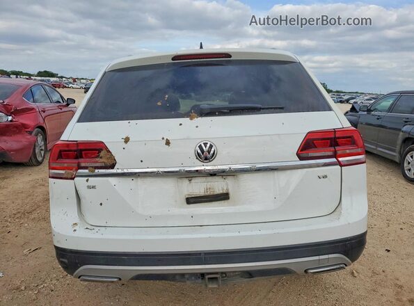 1V2WR2CA4KC591207 2019 VOLKSWAGEN ATLAS White უკანა ხედი