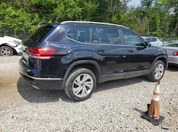 1V2WR2CA4KC606000 2019 VOLKSWAGEN ATLAS Черный Задняя правая четверть