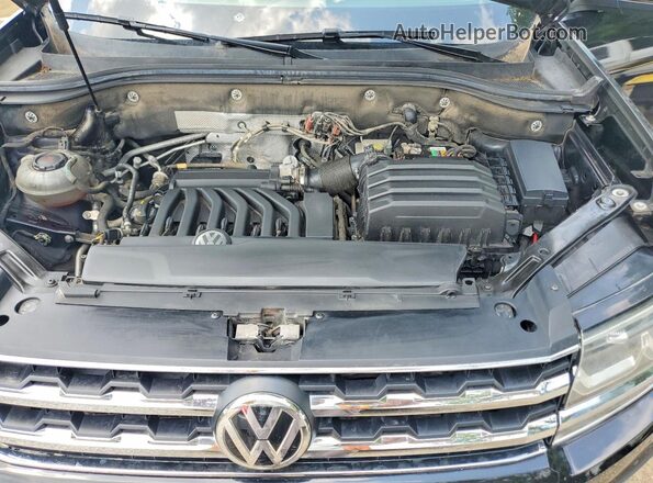 1V2WR2CA4KC606000 2019 VOLKSWAGEN ATLAS Черный Вид подкапотного пространства
