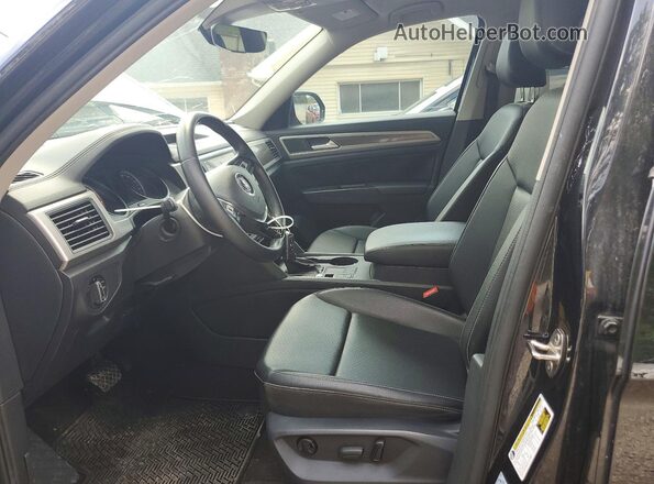 1V2WR2CA4KC606000 2019 VOLKSWAGEN ATLAS Черный Вид салона спереди