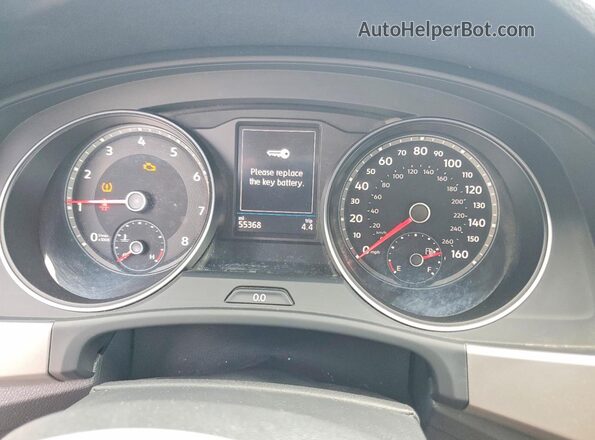 1V2WR2CA4KC606000 2019 VOLKSWAGEN ATLAS Черный Вид щитка приборов