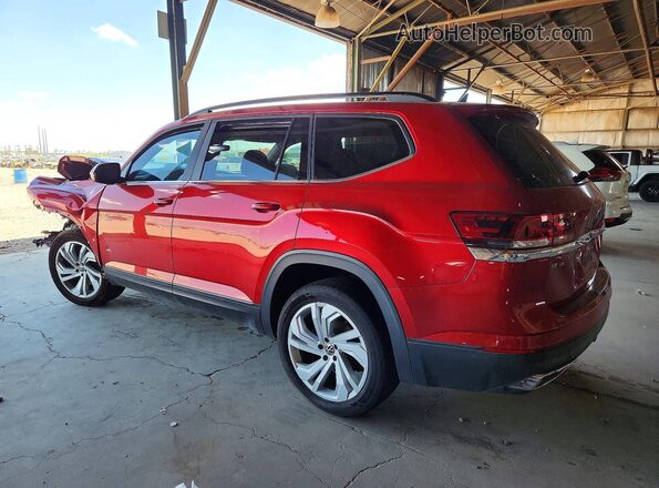1V2WR2CA4NC503003 2022 VOLKSWAGEN ATLAS Maroon უკანა მარცხენა