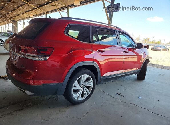 1V2WR2CA4NC503003 2022 VOLKSWAGEN ATLAS Maroon უკანა მარჯვენა