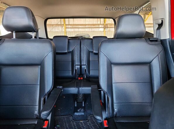 1V2WR2CA4NC503003 2022 VOLKSWAGEN ATLAS Maroon უკანა სავარძლების ხედი