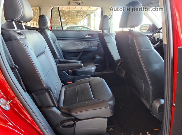 1V2WR2CA4NC503003 2022 VOLKSWAGEN ATLAS Maroon უკანა სალონის ხედი
