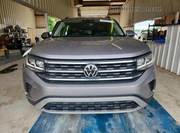1V2WR2CA5MC562107 2021 VOLKSWAGEN ATLAS Silver Դիմացի տեսք