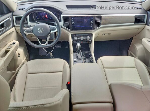 1V2WR2CA5PC549958 2023 VOLKSWAGEN ATLAS White წინა პანელის ხედი