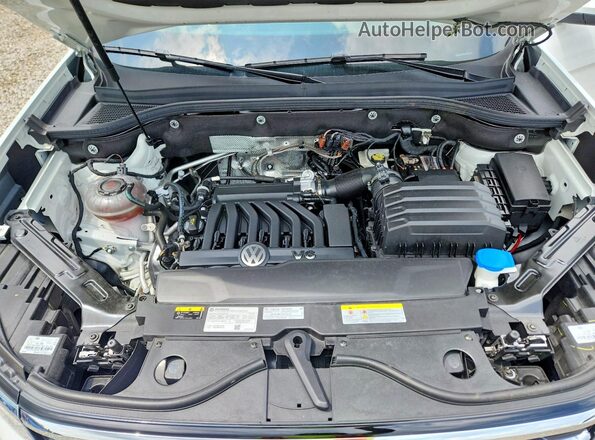 1V2WR2CA5PC549958 2023 VOLKSWAGEN ATLAS White ძრავის განყოფილების ხედი