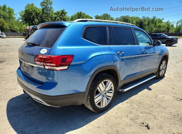 1V2WR2CA6KC540811 2019 VOLKSWAGEN ATLAS Blue Trasero derecho