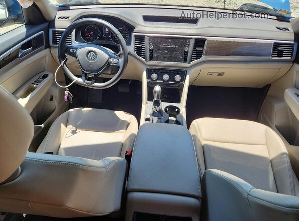 1V2WR2CA6KC540811 2019 VOLKSWAGEN ATLAS Blue Vista del salpicadero