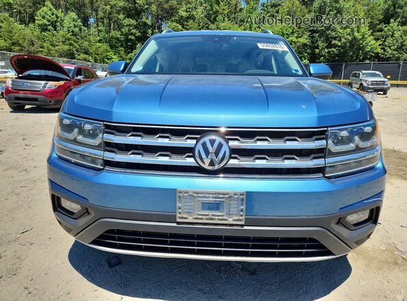 1V2WR2CA6KC540811 2019 VOLKSWAGEN ATLAS Blue Vista frontal