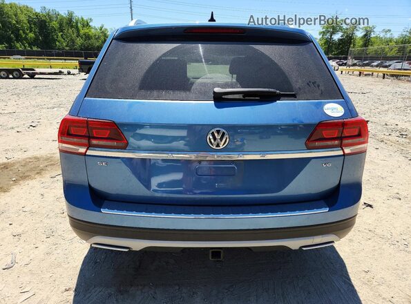 1V2WR2CA6KC540811 2019 VOLKSWAGEN ATLAS Blue Vista trasera