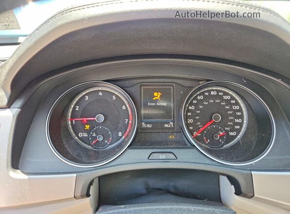 1V2WR2CA6KC540811 2019 VOLKSWAGEN ATLAS Blue Vista del cuadro de instrumentos