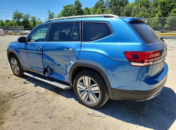 1V2WR2CA6KC540811 2019 VOLKSWAGEN ATLAS Blue Trasero izquierdo