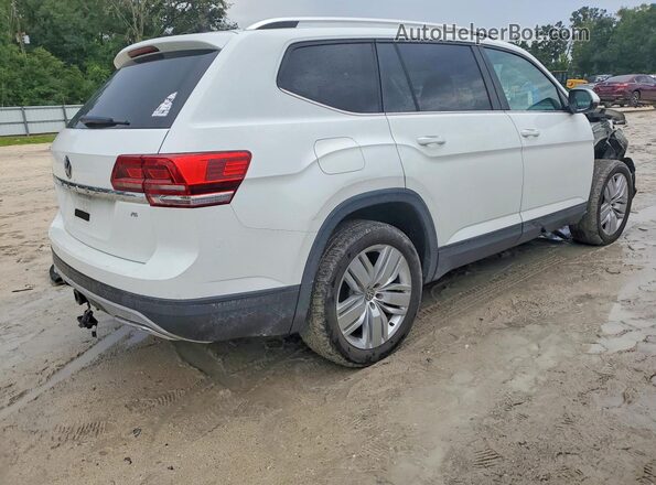 1V2WR2CA6KC572299 2019 VOLKSWAGEN ATLAS Белый Задняя правая четверть