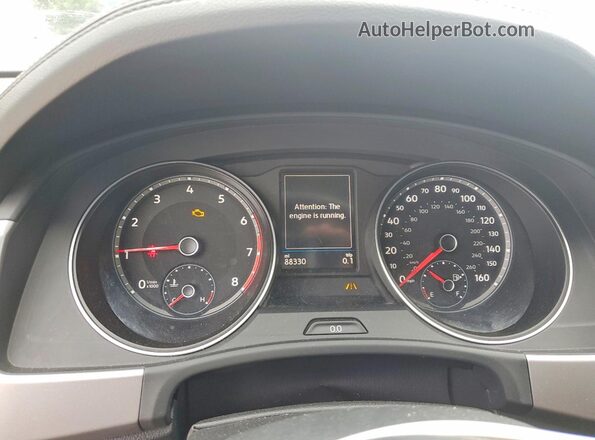 1V2WR2CA6KC572299 2019 VOLKSWAGEN ATLAS Белый Вид щитка приборов