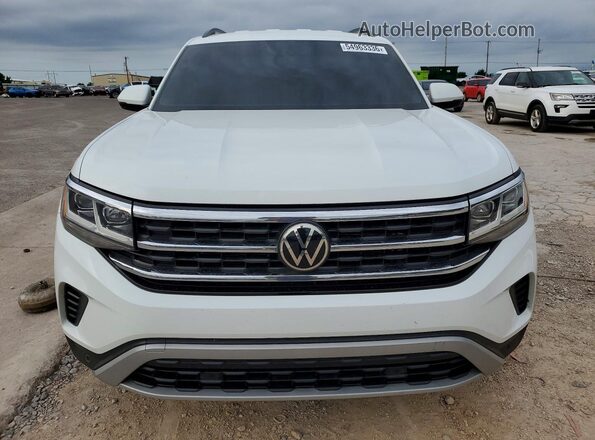1V2WR2CA6MC532730 2021 VOLKSWAGEN ATLAS White Դիմացի տեսք