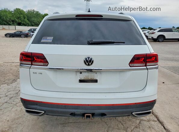 1V2WR2CA6MC532730 2021 VOLKSWAGEN ATLAS White Հետևի տեսք