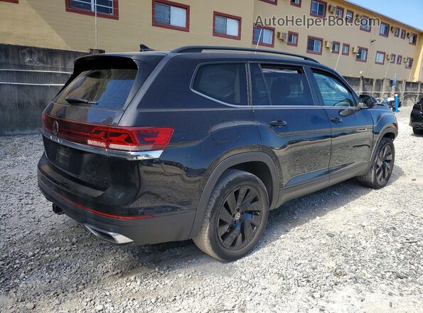 1V2WR2CA6RC513229 2024 VOLKSWAGEN ATLAS Черный Задняя правая четверть