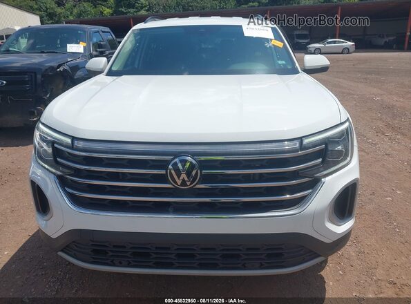 1V2WR2CA7SC501421 2025 VOLKSWAGEN ATLAS White Vista del cuadro de instrumentos