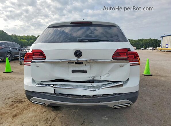 1V2WR2CA9KC584639 2019 VOLKSWAGEN ATLAS White უკანა ხედი