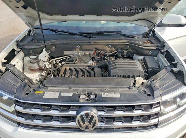 1V2WR2CA9KC584639 2019 VOLKSWAGEN ATLAS White ძრავის განყოფილების ხედი