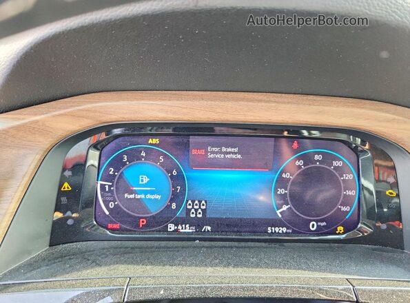 1V2WR2CA9SC551835 2025 VOLKSWAGEN ATLAS White Вид щитка приладів