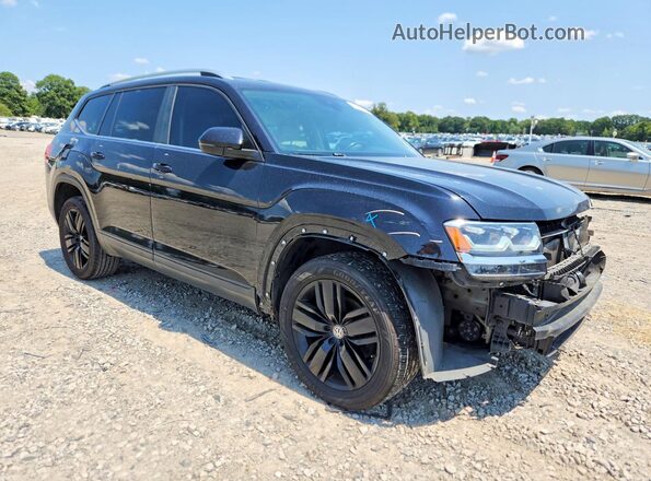 1V2WR2CAXKC524174 2019 VOLKSWAGEN ATLAS Black Przód prawy