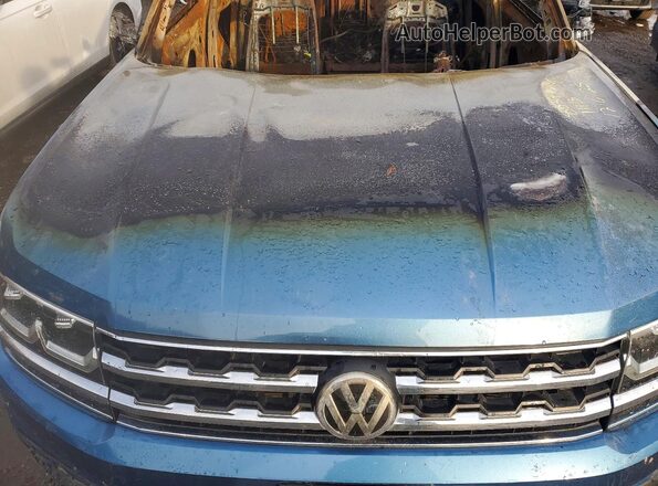 1V2WR2CAXKC561337 2019 VOLKSWAGEN ATLAS Blue Vista interior trasera