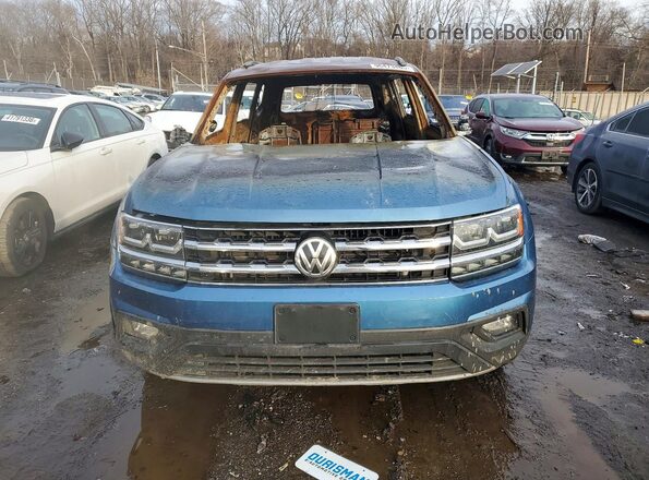 1V2WR2CAXKC561337 2019 VOLKSWAGEN ATLAS Blue Vista frontal