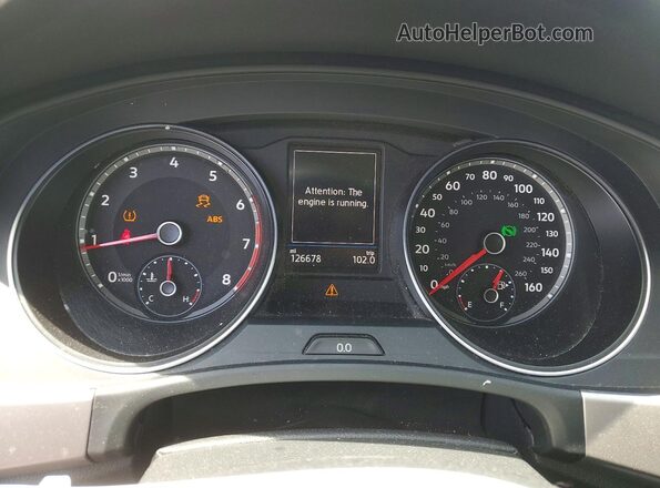 1V2WR2CAXKC568174 2019 VOLKSWAGEN ATLAS Gray Vista del cuadro de instrumentos