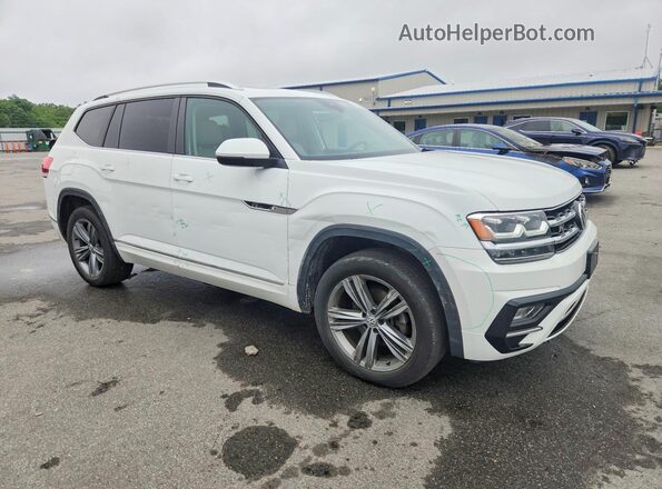 1V2XR2CA4KC614716 2019 VOLKSWAGEN ATLAS White Передня права чверть