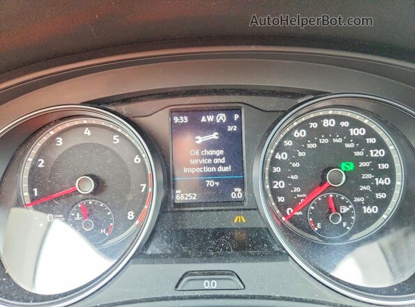 1V2XR2CA4KC614716 2019 VOLKSWAGEN ATLAS White Вид щитка приладів