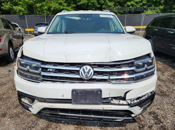 1V2XR2CA8KC620387 2019 VOLKSWAGEN ATLAS White Vista frontal