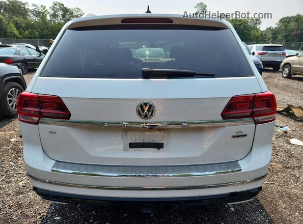 1V2XR2CA8KC620387 2019 VOLKSWAGEN ATLAS White Vista trasera