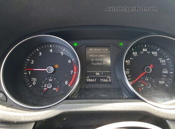 1VWAA7A30JC014366 2018 VOLKSWAGEN PASSAT Серебряный Вид щитка приборов
