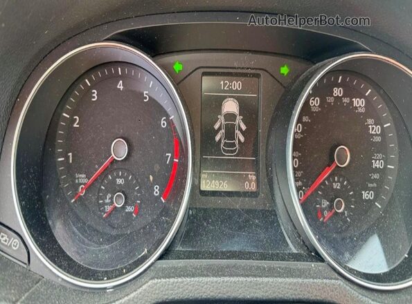 1VWAA7A39JC027245 2018 VOLKSWAGEN PASSAT Gray Instrument cluster view