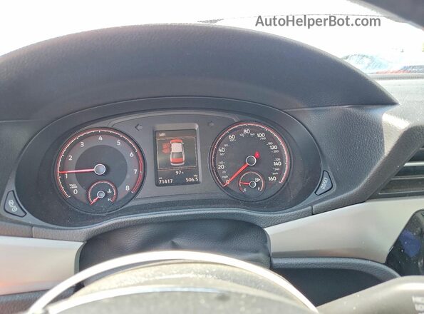 1VWAA7A39MC012183 2021 VOLKSWAGEN PASSAT Gray Widok zestawu wskaźników