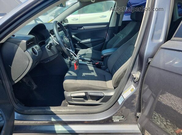 1VWAA7A39MC012183 2021 VOLKSWAGEN PASSAT Gray Widok wnętrza z przodu