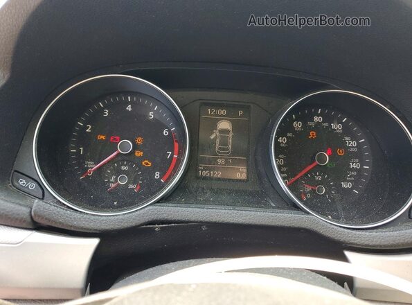1VWAS7A31GC029898 2016 VOLKSWAGEN PASSAT Black Vista del cuadro de instrumentos